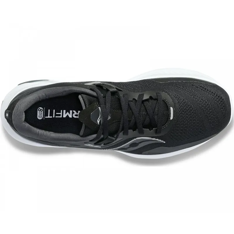 Saucony Men's Guide 15 Black/White - WIDE-2